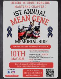 1st Annual Mean Gene Memorial Ride 2025