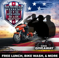 Memorial Day Open House & Bike Wash @ Desert Wind Harley