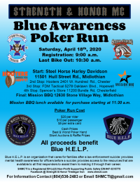 Blue Awareness Poker Run