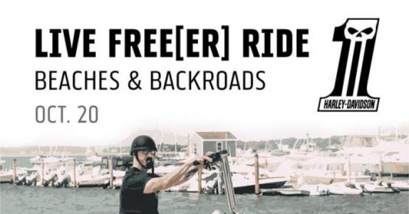 Cape Cod Harley Live Free[er] Ride: Beaches & Backroads