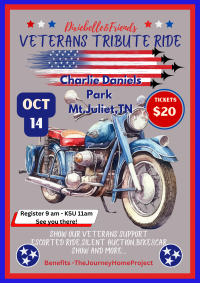 1st Annual Veterans Tribute Ride /Backyard Bash