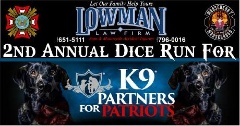 2nd Annual Dice run for K9 Partners for Patriots
