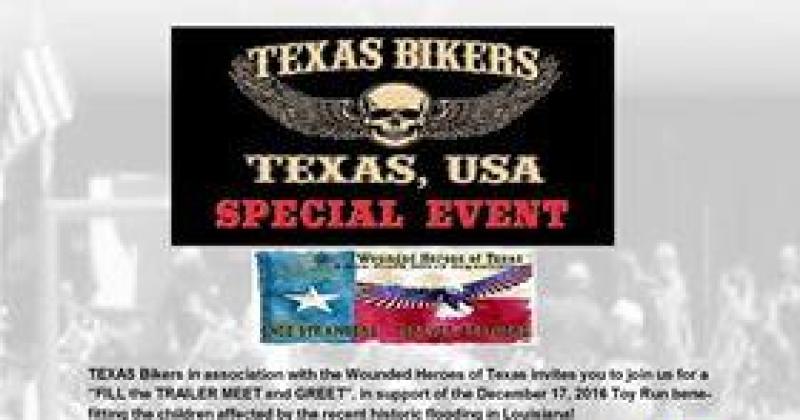 Texas Bikers - Fill the Trailer -Meet 'n Greet