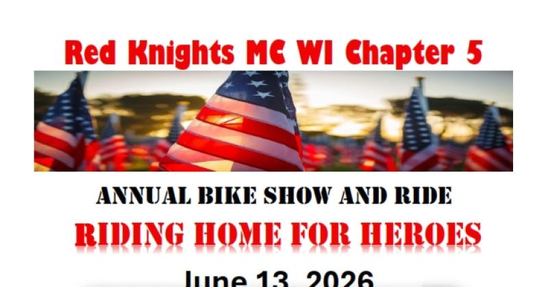 Red Knights MC WI 5 annual bike show and ride