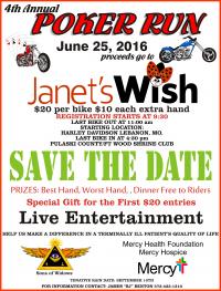 4th Annual Janet's Wish Poker Run