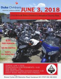 21st Annual Duke Children's Charity Ride