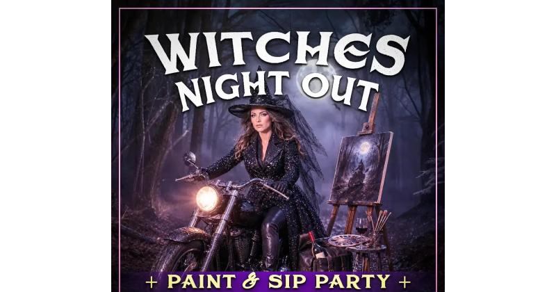 Witches Night Out Paint & Sip Party at Rockstar Harley