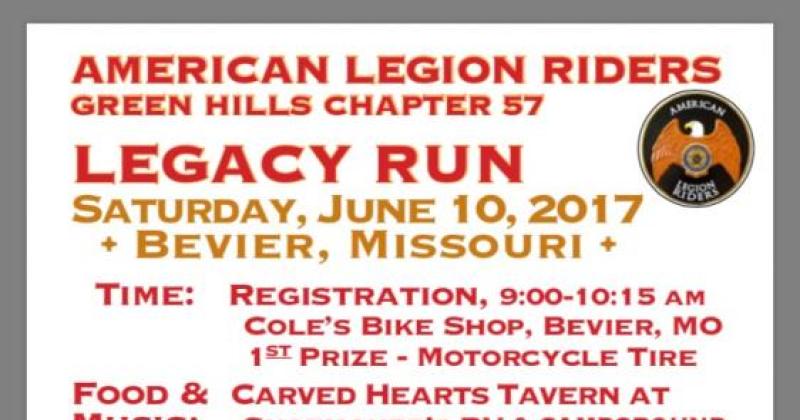 ALR Post 57 Legacy Poker Run