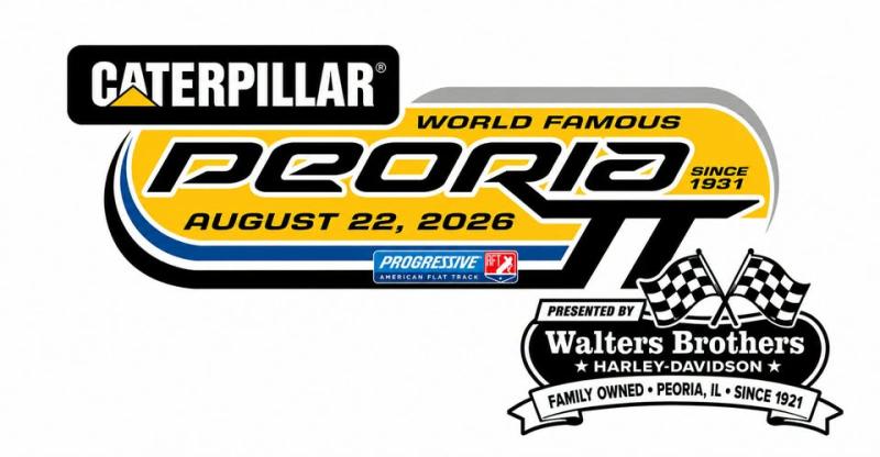 CATERPILLAR American Flat Track National Peoria TT Race 