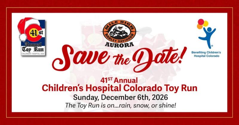 41st Annual Children's Hospital Colorado Toy Run