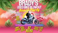 Brady's Used Bike Blowout Beach Party