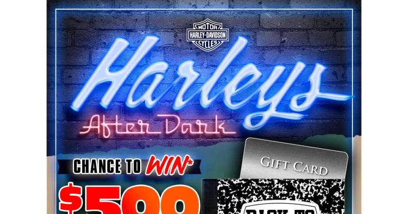 Harleys After Dark