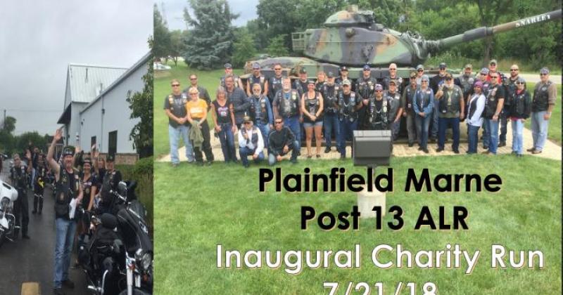 Plainfield Legion Riders 2nd Annual Charity Ride