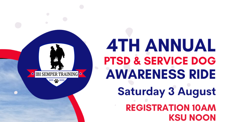 4th Annual PTS & Service Dog Awareness Ride
