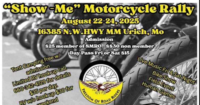 Show Me Rally (Presented by Freedom Of Road  Riders)