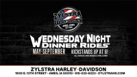 Zylstra H-D Wednesday Night Dinner Ride: Riverside Tavern