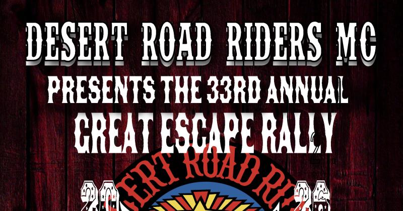 Desert Road Riders 2026 Great Escape Rally