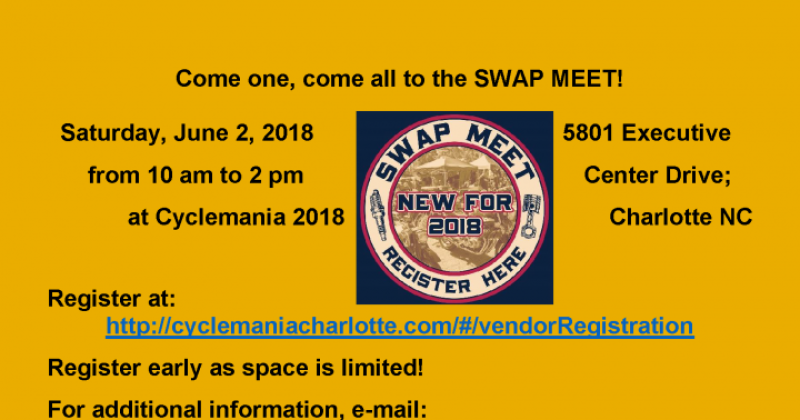 Swap Meet at Cyclemania 2018