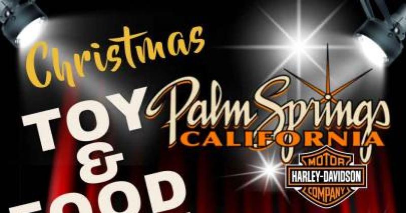 Palm Springs Harley-Davidson Toy & Food Drive