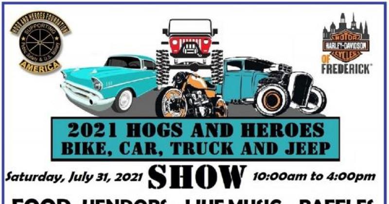 Hogs and Heroes Bike, Car, Truck and Jeep Show