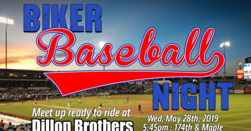 Biker Baseball Ride and Tailgate Party
