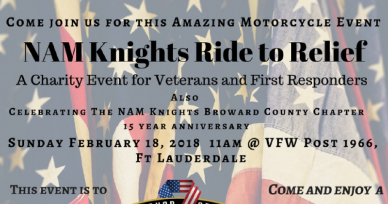NAM Knights MC "Ride to Relief"