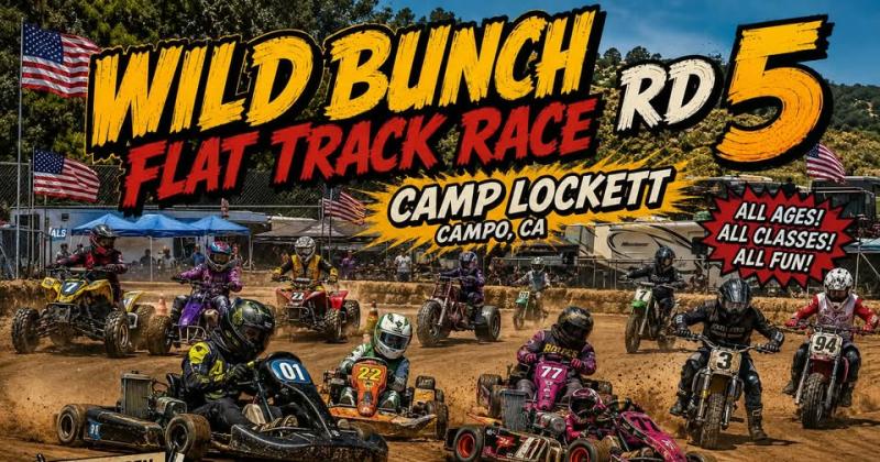 Wild Bunch Flat Track Racing Rd#5