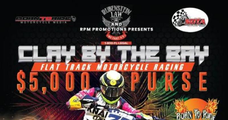Clay by the Bay Flat Track Motorcycle Racing