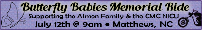 Butterfly Babies Memorial Ride