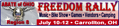 ABATE of Ohio, Region 8 2026 Freedom Rally