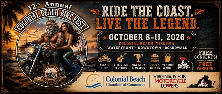 Colonial Beach Bike Fest 2026